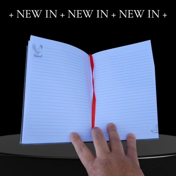 NWT Farmhouse Chic Gray and Gold Journal - Picture 3 of 3